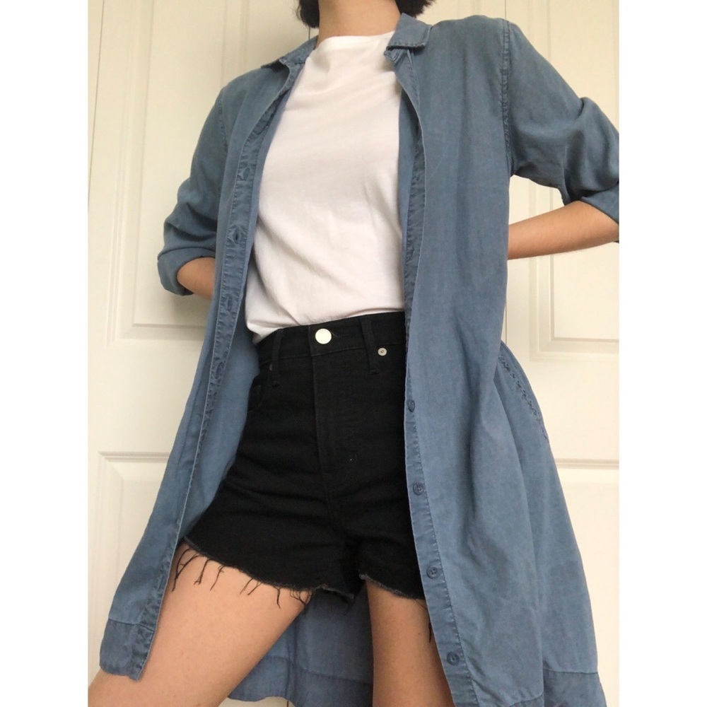 Cloth & Stone light blue shirt dress